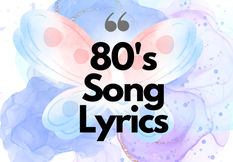 80's song lyrics